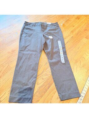 OLD NAVY WOMENS GRAY PIXIE PANTS NEW ANKLE 14